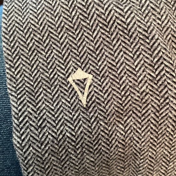 Ivivva Lululemon Rythmic tight size 10  Black grey Rhythmic Tights herringbone - Picture 8 of 9